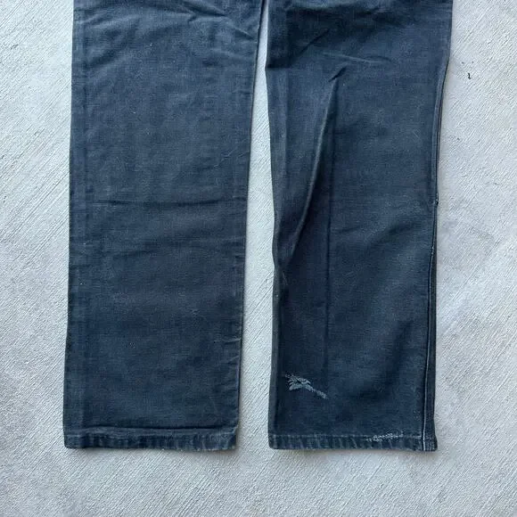 Vintage Y2K Carhartt black double knee work wear carpenter pants